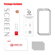 For iPhone 13 / 13 Pro 2pcs ENKAY Hat-Prince Anti-drop Full Glue Tempered Glass Full Screen Film Anti-fall Protector
