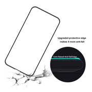 For iPhone 13 Pro Max 2pcs ENKAY Hat-Prince Anti-drop Full Glue Tempered Glass Full Screen Film Anti-fall Protector