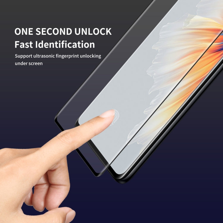 5 PCS For Xiaomi Mix 4 ENKAY Hat-Prince 3D Curved Explosion-proof Full Coverage Film Heat Bending Tempered Glass Protector