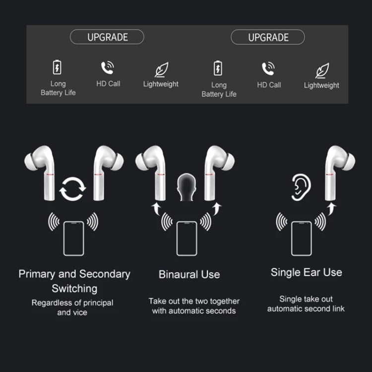 T&G T50 Sport TWS Bluetooth Earphone HIFI Noise Canceling Handfree Earbuds with Microphone(Black) - Bluetooth Earphone by T&G | Online Shopping South Africa | PMC TechLife | Buy Now Pay Later Mobicred