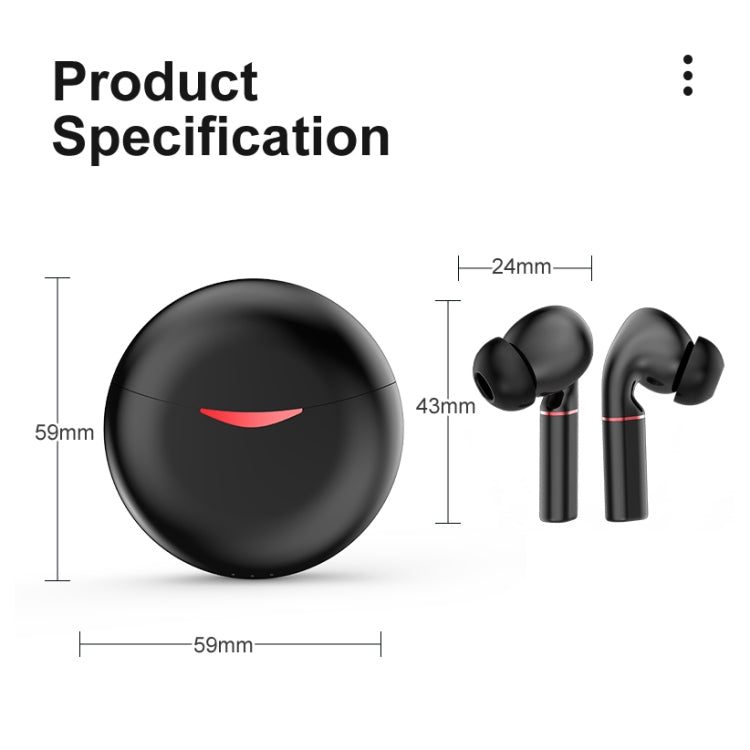 T&G T50 Sport TWS Bluetooth Earphone HIFI Noise Canceling Handfree Earbuds with Microphone(Black) - Bluetooth Earphone by T&G | Online Shopping South Africa | PMC TechLife | Buy Now Pay Later Mobicred