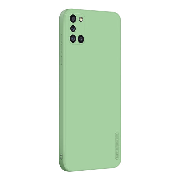 For Samsung Galaxy A31 PINWUYO Touching Series Liquid Silicone TPU Shockproof Case(Green)