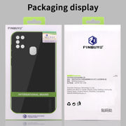 For Samsung Galaxy A31 PINWUYO Touching Series Liquid Silicone TPU Shockproof Case(Green)