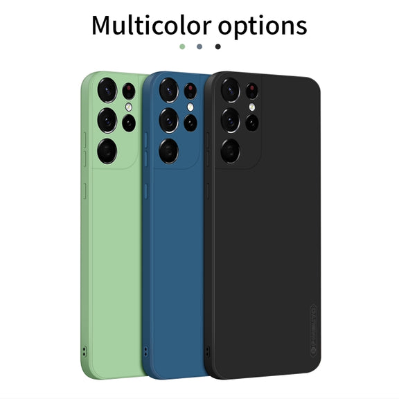 For Samsung Galaxy S21 Ultra 5G PINWUYO Touching Series Liquid Silicone TPU Shockproof Case(Black) - Galaxy S21 Ultra 5G Cases by PINWUYO | Online Shopping South Africa | PMC TechLife