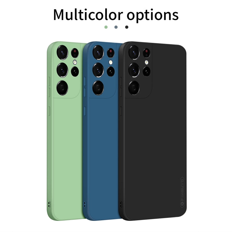 For Samsung Galaxy S21 Ultra 5G PINWUYO Touching Series Liquid Silicone TPU Shockproof Case(Black) - Galaxy S21 Ultra 5G Cases by PINWUYO | Online Shopping South Africa | PMC TechLife