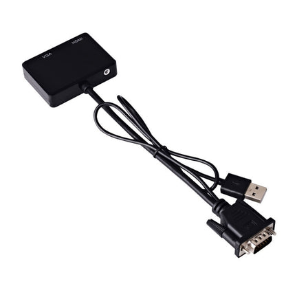 VGA to HDMI Adapter VGA Splitter with 3.5mm Audio Converter - VGA Splitters by PMC Jewellery | Online Shopping South Africa | PMC Jewellery | Buy Now Pay Later Mobicred