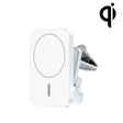 W-987 Magnetic Suction 15W Wireless Charger Car Air Outlet Bracket for iPhone and other Smart Phones(White) - Wireless Charger Holders by PMC TechLife | Online Shopping South Africa | PMC TechLife