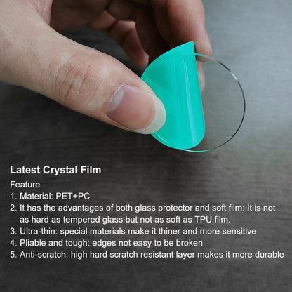 2 PCS For Samsung Galaxy Watch4 44mm ENKAY Hat-Prince Crystal Screen Protector Anti-scratch Watch Film - Screen Protector by ENKAY | Online Shopping South Africa | PMC Jewellery | Buy Now Pay Later Mobicred