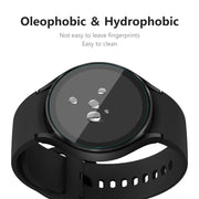 2 PCS For Samsung Galaxy Watch4 44mm ENKAY Hat-Prince Crystal Screen Protector Anti-scratch Watch Film
