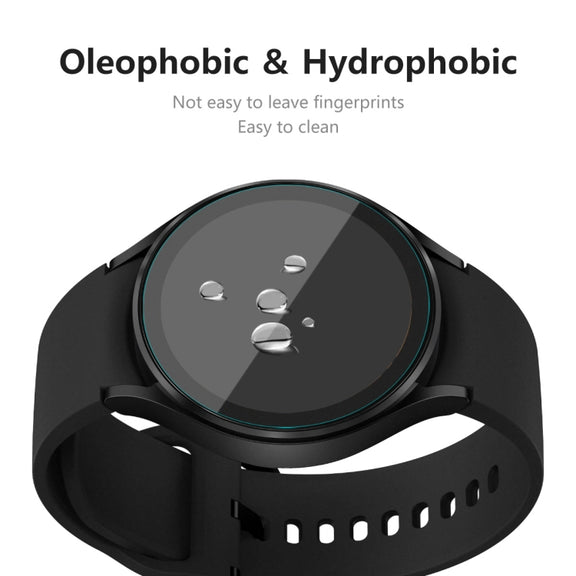 2 PCS For Samsung Galaxy Watch4 44mm ENKAY Hat-Prince Crystal Screen Protector Anti-scratch Watch Film