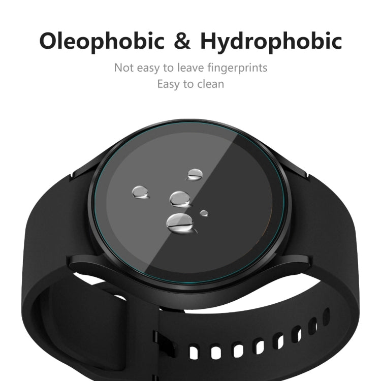 2 PCS For Samsung Galaxy Watch4 44mm ENKAY Hat-Prince Crystal Screen Protector Anti-scratch Watch Film