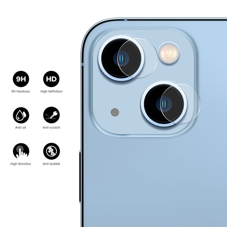 For iPhone 13 1 Set ENKAY Hat-Prince Case Friendly Tempered Glass Camera Lens Film Anti-Scratch Protector - iPhone 13 Tempered Glass by ENKAY | Online Shopping South Africa | PMC TechLife | Buy Now Pay Later Mobicred
