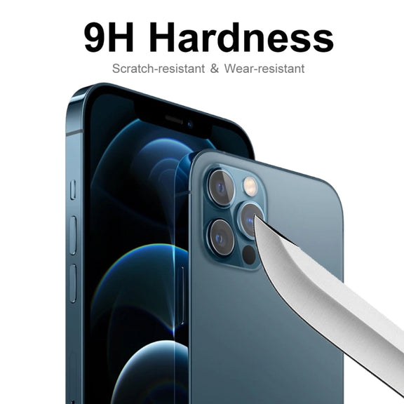 For iPhone 13 Pro / 13 Pro Max 1 Set ENKAY Hat-Prince Case Friendly Tempered Glass Camera Lens Film Anti-Scratch Protector