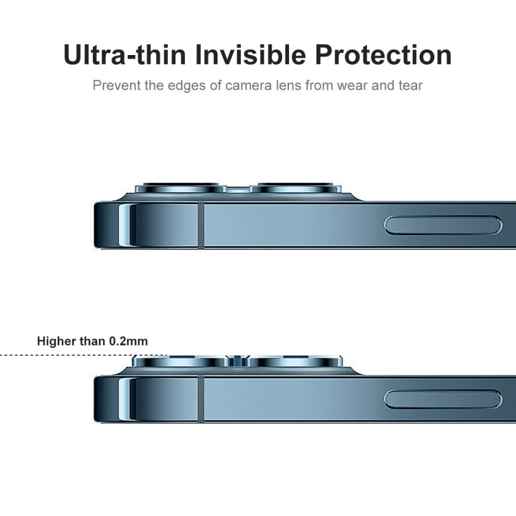 For iPhone 13 Pro / 13 Pro Max 1 Set ENKAY Hat-Prince Case Friendly Tempered Glass Camera Lens Film Anti-Scratch Protector