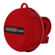 BT368 LED Digital Display Outdoor Portable IPX65 Water-resistant Bluetooth Speaker(Red)