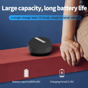 BT368 LED Digital Display Outdoor Portable IPX65 Water-resistant Bluetooth Speaker(Black)