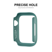 ENKAY Hat-Prince PC Frame + Full Coverage PMMA HD Screen Protector Film For Apple Watch Series 8 / 7 45mm(Dark Blue)