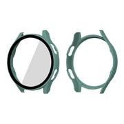 ENKAY Hat-Prince Full Coverage PC Frame + Tempered Glass Protector Composite Case for Samsung Galaxy Watch4 40mm(Green) - Watch Cases by ENKAY