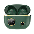 PRO100 TWS Bluetooth 5.2 Noise Canceling Waterproof Earphones 9D Stereo Sports Headphone with Charging Case(Green) - Bluetooth Earphone by PMC TechLife | Online Shopping South Africa | PMC TechLife