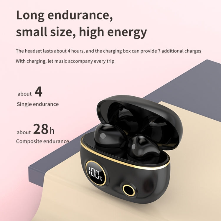 PRO100 TWS Bluetooth 5.2 Noise Canceling Water-resistant Earphones 9D Stereo Sports Headphone with Charging Case(Red)