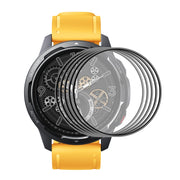 5 PCS For Xiaomi Watch Color 2 ENKAY Hat-Prince 3D Full Coverage Soft PC Edge + PMMA HD Screen Protector Film