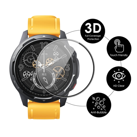 5 PCS For Xiaomi Watch Color 2 ENKAY Hat-Prince 3D Full Coverage Soft PC Edge + PMMA HD Screen Protector Film