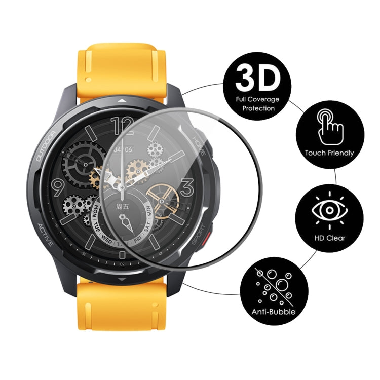 5 PCS For Xiaomi Watch Color 2 ENKAY Hat-Prince 3D Full Coverage Soft PC Edge + PMMA HD Screen Protector Film