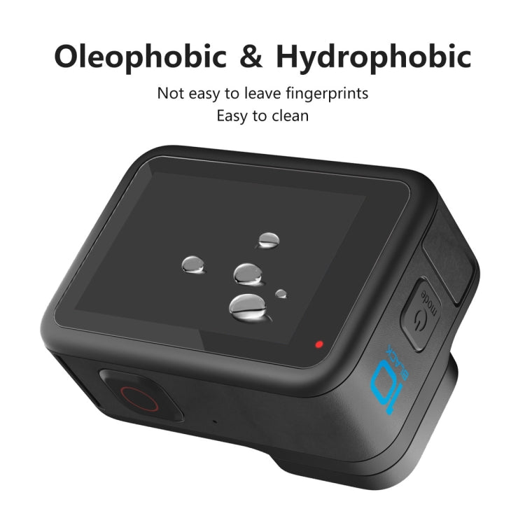 2 PCS ENKAY Hat-Prince 3 in 1 Front + Back 0.2mm Tempered Glass Screen Protector Camera Film For GoPro HERO 10 Black - Protective Film by ENKAY | Online Shopping South Africa | PMC TechLife | Buy Now Pay Later Mobicred