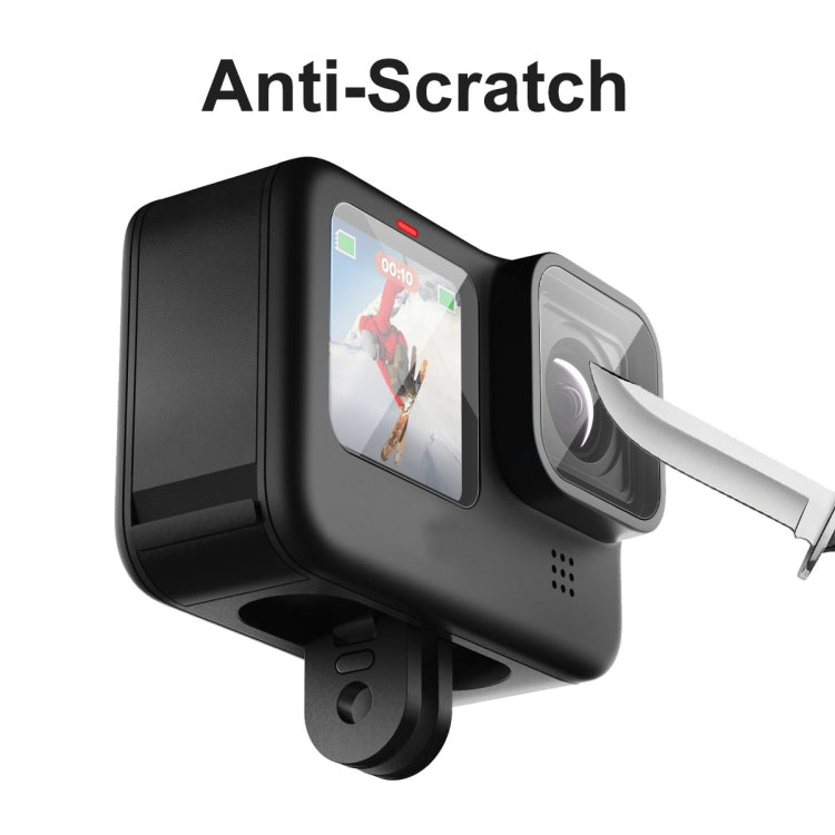 2 PCS ENKAY Hat-Prince 3 in 1 Front + Back 0.2mm Tempered Glass Screen Protector Camera Film For GoPro HERO 10 Black - Protective Film by ENKAY | Online Shopping South Africa | PMC TechLife | Buy Now Pay Later Mobicred