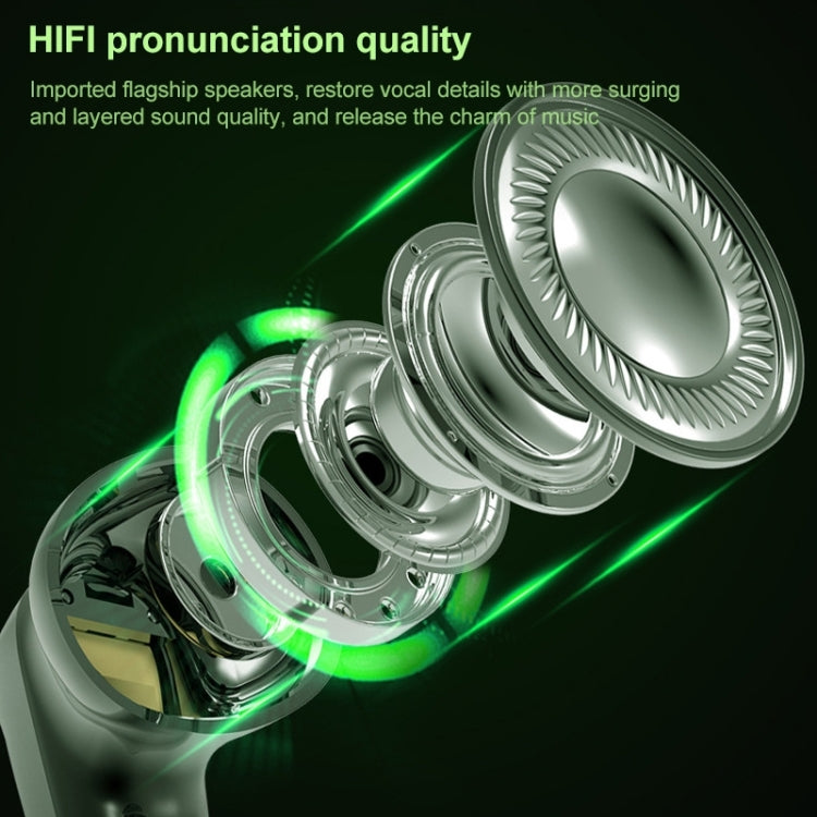 TWS-G11 Bluetooth 5.0 Low Latency TWS Stereo Gaming Earphone with Cool LED(Black) - TWS Earphone by PMC TechLife | Online Shopping South Africa | PMC TechLife