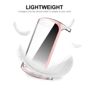For Fitbit Charge 5/ Charge 6 ENKAY Hat-Prince Full Coverage Electroplated Soft TPU Case Scratch Resistant Cover(Pink)