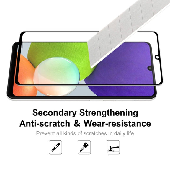 For Samsung Galaxy A32 4G ENKAY Hat-Prince Full Glue Tempered Glass 6D Full Coverage Anti-scratch Protector