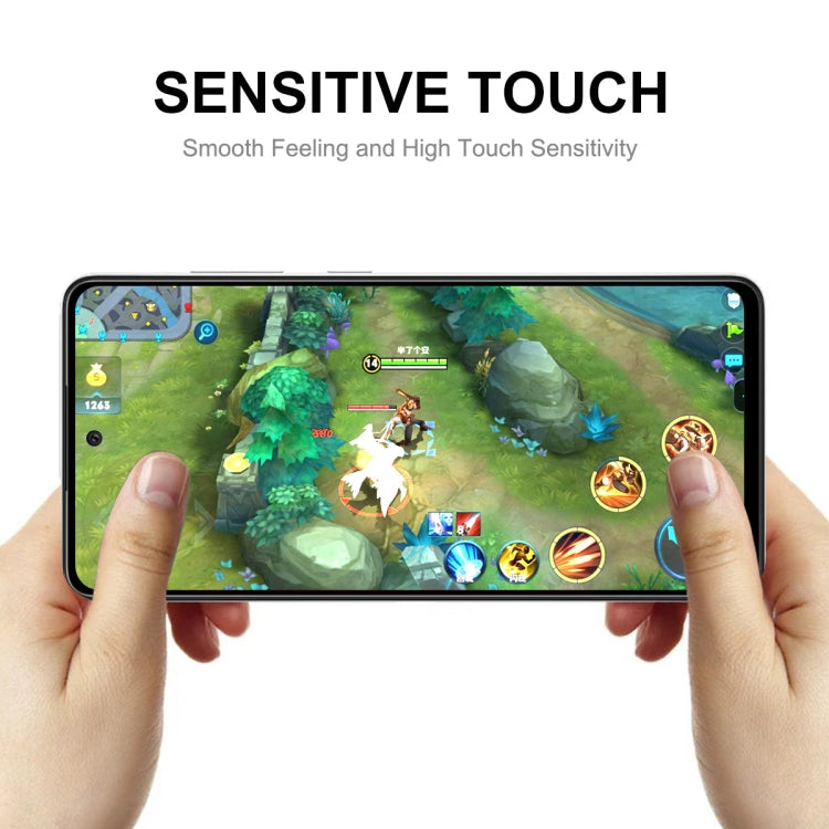 For Samsung Galaxy A32 4G ENKAY Hat-Prince Full Glue Tempered Glass 6D Full Coverage Anti-scratch Protector