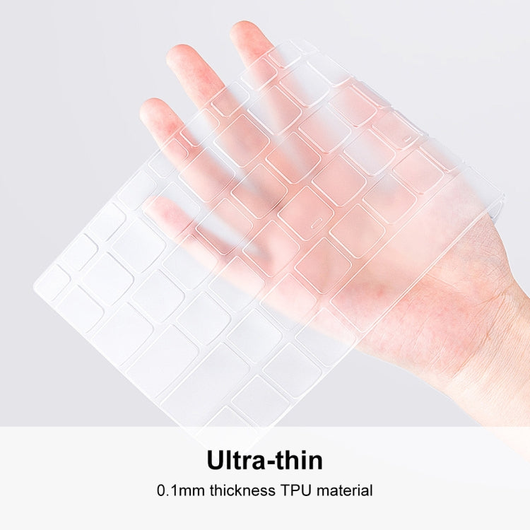 ENKAY Ultra Thin Soft TPU Laptop Keyboard Protector Film For MacBook Air 13.6 2022/2024 A2681 (M2) / A3113 (M3), Version:EU Version