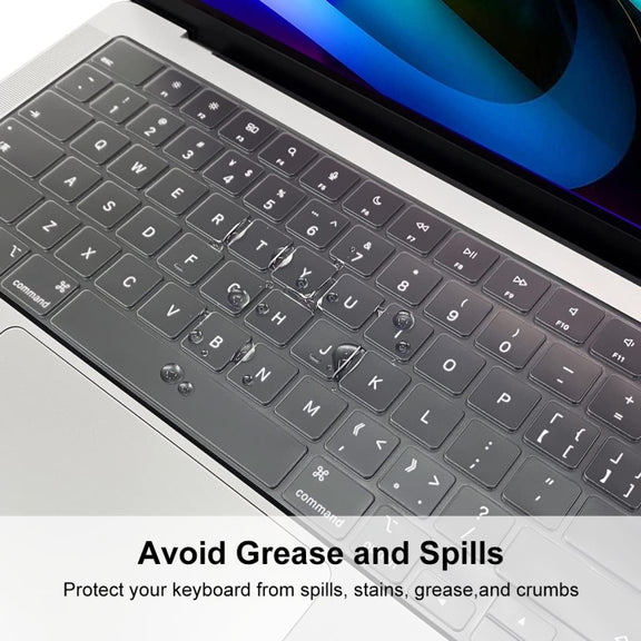 ENKAY Ultra Thin Soft TPU Laptop Keyboard Protector Film For MacBook Air 13.6 2022/2024 A2681 (M2) / A3113 (M3), Version:EU Version