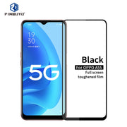 For OPPO A55 5G PINWUYO 9H 2.5D Full Screen Tempered Glass Film(Black)