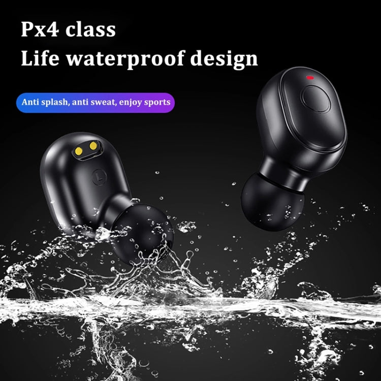 T&G TG911 Bluetooth V5.1 Sport Water-resistant Mini Touch-Control Noise Cancelling Earphones(Blue)