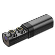 T&G TG909 TWS In-Ear Mini Dual Channel Stereo Bluetooth Earphones with LED Display(Black Gold) - Bluetooth Earphone by T&G | Online Shopping South Africa | PMC TechLife