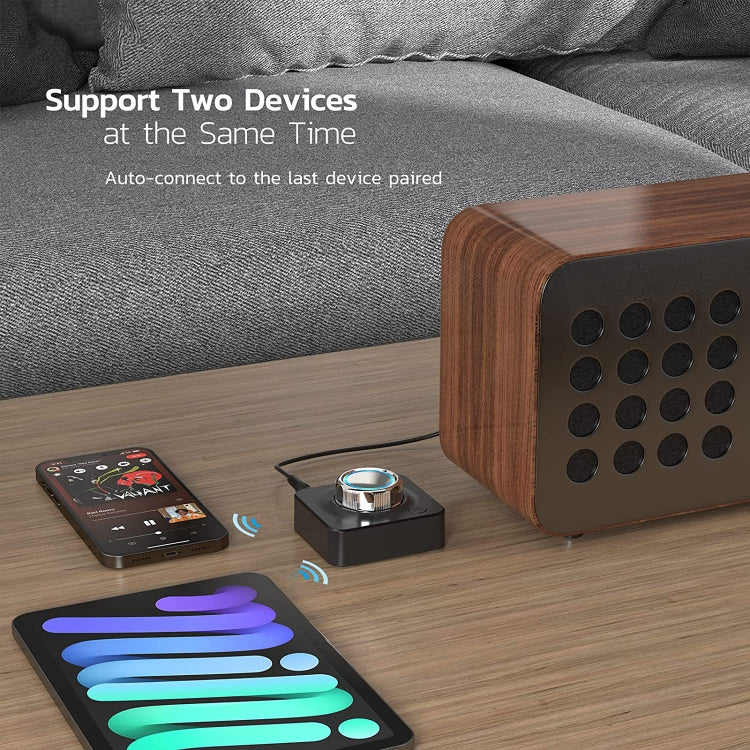 C39 Bluetooth 5.0 Receiver RCA to 3.5mm Wireless Audio Converter Support TF Card - Audio Receiver Transmitter by PMC TechLife | Online Shopping South Africa | PMC TechLife