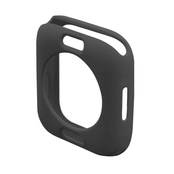 ENKAY Hat-Prince Protective TPU Watch Case + Full Coverage PET Screen Protector Film For Apple Watch Series 8 / 7 41mm(Black)