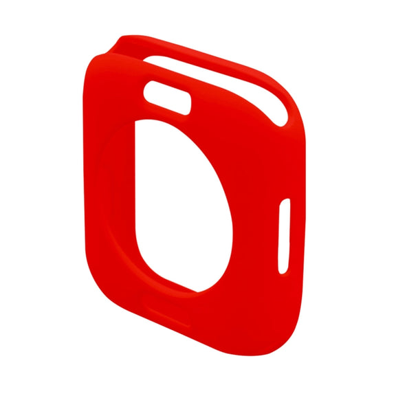 ENKAY Hat-Prince Protective TPU Watch Case + Full Coverage PET Screen Protector Film For Apple Watch Series 8 / 7 41mm(Red)