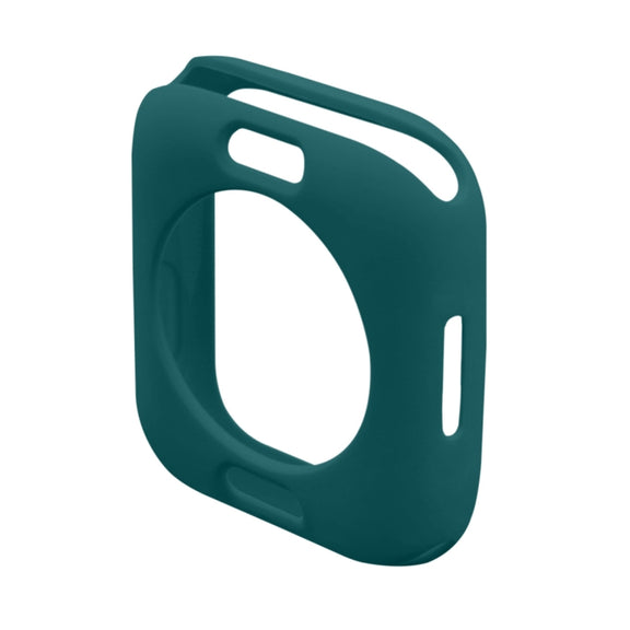 ENKAY Hat-Prince Protective TPU Watch Case + Full Coverage PET Screen Protector Film For Apple Watch Series 8 / 7 41mm(Dark Green)