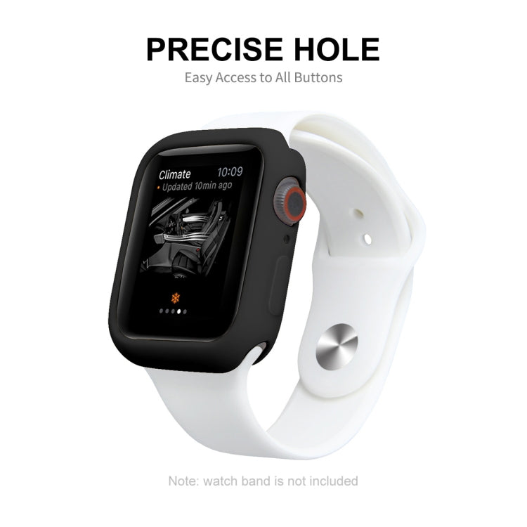 ENKAY Hat-Prince Protective TPU Watch Case + Full Coverage PET Screen Protector Film For Apple Watch Series 8 / 7 45mm(Dark Green) - Watch Cases by ENKAY | Online Shopping South Africa | PMC TechLife | Buy Now Pay Later Mobicred