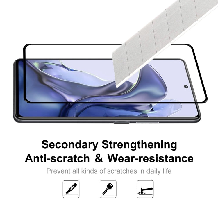 10 PCS For Xiaomi Mi 11T / 11T Pro ENKAY Hat-Prince Full Glue 0.26mm 9H 2.5D Tempered Glass Screen Protector Full Coverage Film