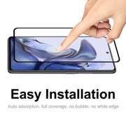 10 PCS For Xiaomi Mi 11T / 11T Pro ENKAY Hat-Prince Full Glue 0.26mm 9H 2.5D Tempered Glass Screen Protector Full Coverage Film