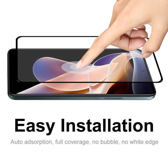 5 PCS For Xiaomi Redmi Note 11 Pro / Note 11 Pro+ ENKAY Hat-Prince Full Glue 0.26mm 9H 2.5D Tempered Glass Screen Protector Full Coverage Film