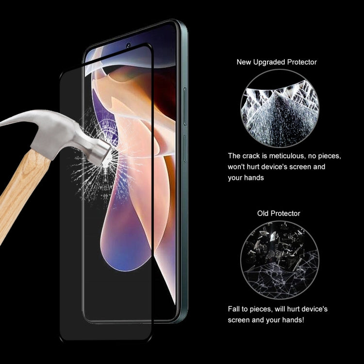 10 PCS For Xiaomi Redmi Note 11 Pro / Note 11 Pro+ ENKAY Hat-Prince Full Glue 0.26mm 9H 2.5D Tempered Glass Screen Protector Full Coverage Film