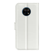 For Nokia G50 Litchi Texture Horizontal Flip Protective Case with Holder & Card Slots & Wallet(White)