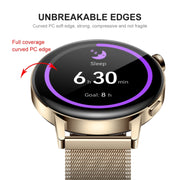 5 PCS For Huawei Watch GT 3 42mm ENKAY Hat-Prince Full Coverage 3D Curved Soft PC Edge + PMMA HD Screen Protector Film
