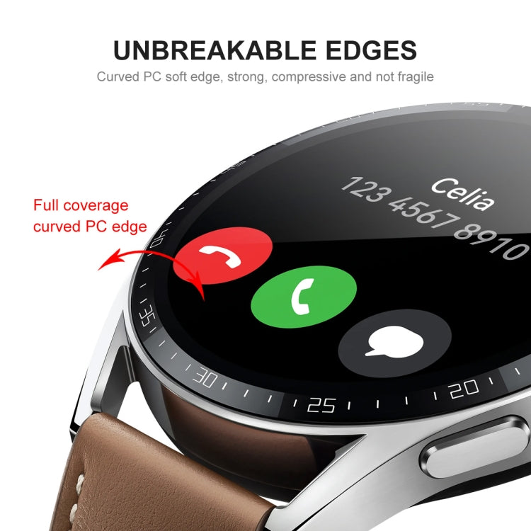 2 PCS For Huawei Watch GT 3 46mm ENKAY Hat-Prince Full Coverage 3D Curved Soft PC Edge + PMMA HD Screen Protector Film - Screen Protector by ENKAY | Online Shopping South Africa | PMC TechLife | Buy Now Pay Later Mobicred